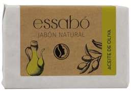 ESSABO - Jabón de Aceite Oliva - 100% Natural - Base de Aceite de Coco 100g