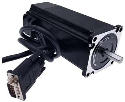 Nema 23 Closed-loop Stepper electronic starter Driver Servo electronic starter 57HBS6401 132mm step electronic starter 3.0NM 1000ppr Hybrid closed loop step electronic starter+line JMVLVLOA(8mm Motor)