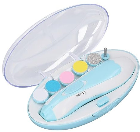 Baby-Nagelknipser, Extrem Niedrige Lautstärke, 5 Modi, Elektrischer Baby-Nagelknipser, LED