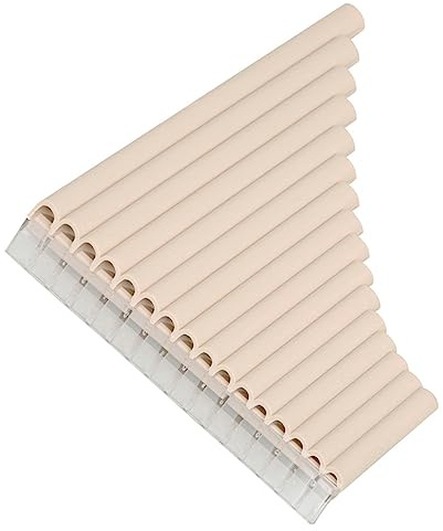 HEMOTON Panflöte Instrument Flöte in C-dur Panflöte für Anfänger Panflöten Notenbuch Musikinstrument für Panflötenschüler