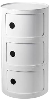 Nordic Modern Bedside Cabinet with Drawers & Sliding Door - Stylish Round Nightstand Storage Unit for Bedroom 2/3/4 Tier Plastic Chest Perfect for nizing Essentials