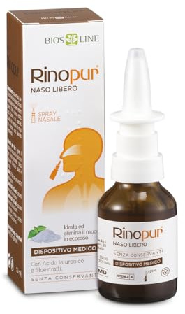 BIOS LINE Rinopur Naso Libero Spray 20ml CE DDM 93/42 (Nuova formulazione)