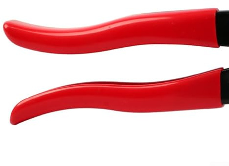 Rohrbiegezange für 3/16 bis 3/8 Zoll Bremsleitung – Biegewerkzeug für Messing-, Kupfer-, Stahl- und Aluminiumrohre mit doppelten Adaptern (rot)