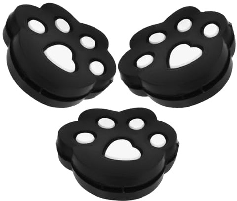 CONGARTENO 3 Amortiguadores de Vibraciones de Silicona para Raqueta de Tenis, Mini Amortiguadores Negros, Accesorio Deportivo para Control y Absorción en Tenis