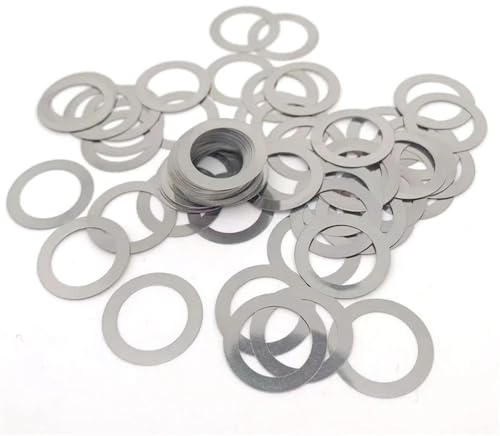 Arandela plana de ajuste de precisión de acero inoxidable DIN988 304, 0,1/0,2/0,3/0,5/1 mm, M2, M3, M4 a M40, 20/100 unidades(M17x24xThick 20pcs,Thick 0.2mm)