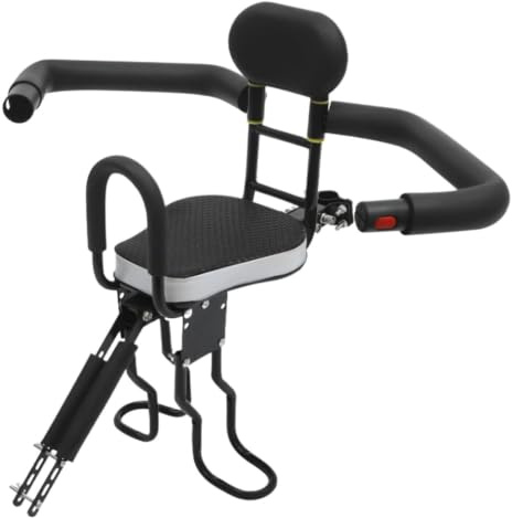 Barnsäte Till Vuxen Cykel med säkerhetsarm snabbkoppling och ergonomisk | En Barnbärare Till Elektrisk Cykel Passar För Scooter Bergsterräng Landsväg Hopfällbar Cykling Utomhus Och Resa