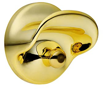 Kartell Gancio Kleiderhaken, Plastik, Gold, 10.5 x 5 x 10.5 cm