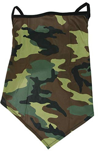 Earbags Multifunktionstuch Neckwarmer, Camouflage - Grün, NG0001