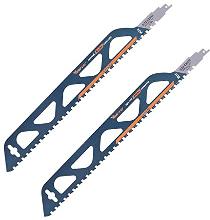 Vearter Reciprocating Saw Blade 2PCS 18 (455 mm) For Cutting Concrete, Concrete Blocks, Masonry Bricks.