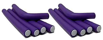 Flex Spongy Rod Rollers Twist-flex Pro Curls Hair Roller Large – 10PC