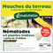 Nématodes Contre Les Mouches du Terreau 10 Millions - Traitement Bio Nématodes Longue Durée - Anti Mouches des terreaux - pour Traiter 40 Pots - Maluttebio