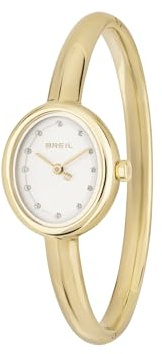 Breil, Hoop Collection, Damenuhr mit Edelstahlarmband, 25 mm Gehäuse, Quarzwerk, Praktische Faltschließe