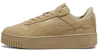 PUMA Carina Street Sneaker för kvinnor, Suede Prairie Tan Prairie Tan Puma Guld, 40 EU