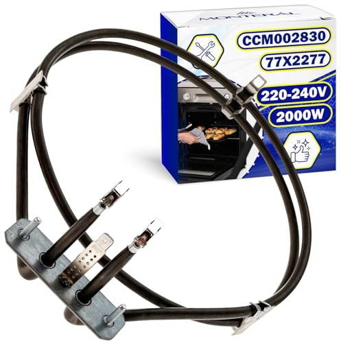 Circulaire Resistance pour Four 220-240V 77X2277 CCM002830 pour Brandt | 76X5859 77X3169 pour Fagor pour De Dietrich - Garantie de 10 Ans - MONTERAL