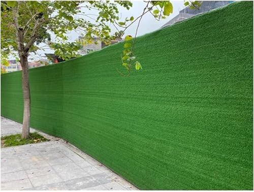 Kanduo Kunstrasen Outdoor Synthetischer Kunstrasen-Rasen im Freien, Dicker gefälschter Gras-Matte mit hoher Dichte des Garten-Hinterhof-2cm Gartenrasen(100x400cm)