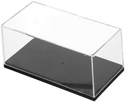Garneck Kasten Automodell-displaybox Staubdichte Vitrine Fingerhutvitrinen Figuren Autovitrine Ausstellungsstand Zubehör Modellauto Vitrinen Für Sammlerstücke Transparent Acryl
