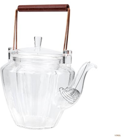Ciieeo Glas Kanne Für Haushalt Tragbar Und Leicht Einfach Zu Transportieren Großes Fassungsvermögen Geeignet Für Induktionsherde Und Herdplatten Mit Einzigartigem Griffdesign Für
