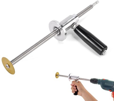 Lyreh Tagliatubi Interno PVC, Acciaio Inossidabile Taglio Interno di Tubi in Plastica Profondità di Taglio Regolabile 17,78cm Adatto per Tubi in PVC da 3,81-20,32cm