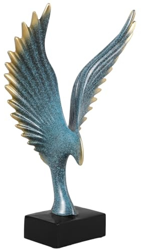BETOOKY Statua di Aquila in Resina D'angelo Decorativa per Tavolo Soggiorno Stile Astratto e Realistico