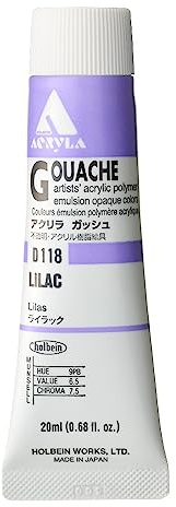 Holbein acryla gouache lila (A) 20 ml