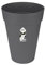 Elho Loft Urban Round High 35 - Vasi per Piante da Esterno - Ø 33.5 x H 45.3 cm - Nero/Anthracite