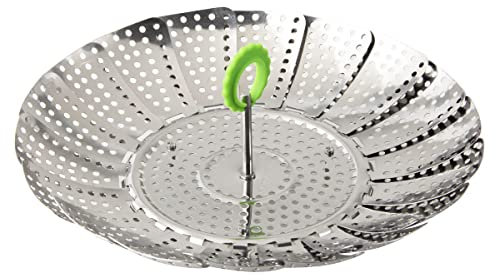 Fackelmann FOOD&MORE Cestillo Cocción Vapor acero inoxidable. Color inox. 13 a 24cm. 1 ud.