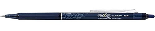 Pilot Pen 2270026 - Tintenroller Frixion Ball Clicker, Strichstärke 0,7 mm, blauschwarz, 1 Stück