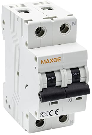 CABLEPELADO Interruptor magnetotérmico residencial CURVA C | 6kA | 1P + Neutro | 25 A