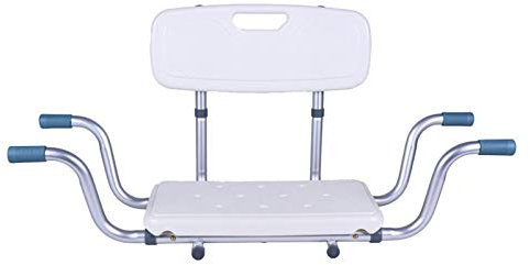 Antar AT51032 Bath Sedile con Backrest 1.90 kg, Bianco