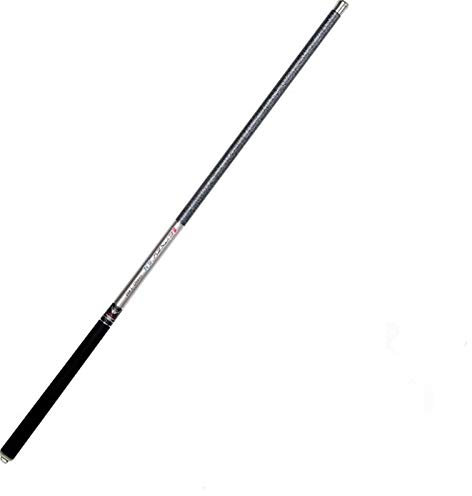 Angelrute Angel 3.6m-7.2m Carbon-Faser-Teleskop Angelrute Ultraleicht Feinste Hand Rod for Karpfenangeln Angelrute Teleskoprute (Color : Black, Size : 6.3m)