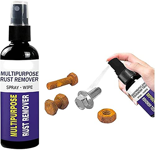 Spruzzo multiuso per rimuovere la ruggine, inibitore di ruggine per la manutenzione dell'automobile, riparazione dei metalli, riparazione di dettagli auto e cucina per la casa (100 ml-2 pezzi)