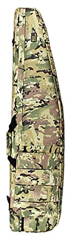 Futteral Langwaffen Gewehrtasche Wasserdicht Waffentasche Taktische Double Rifle Bag Multifunktionale ​Gewehr Weichkoffer Gepolsterte für Speicher,Camo,120cm