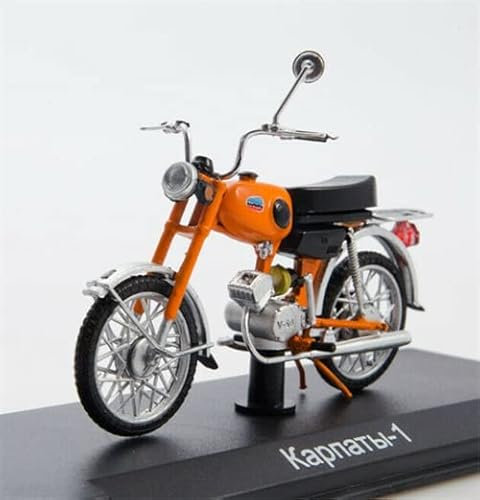 Modimio Sowjetische Russland 80er Jahre Vintage Lvov LMZ-2.160 Dreirad Motorrad Fahrrad 1/24 ABS Truck Vorbau Modell