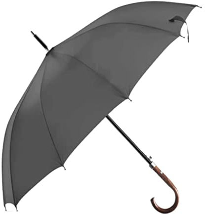 VNABO Golfschirm England Retro-Golfschirm mit Holzgriff, extra großer, automatisch geöffneter, windfester Regenschirm für Stockschirme für Erwachsene für Winddicht wasserdicht