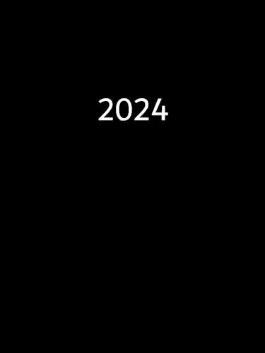 2024: 1 Seite 1 Tag Tagesplaner und Agenda, Buchkalender, 12 Monate von 01. Januar bis 31. Dezember, Din a4, Zusätzlich zu Feiertagen, wichtigen Notizen/ To Do.