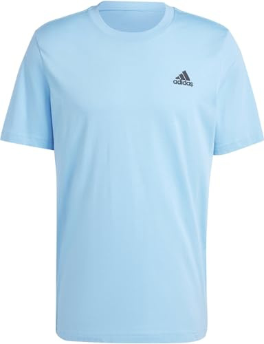 adidas Herren Essentials Single Jersey Embroidered Small Logo Tee T-Shirt (1er Pack)