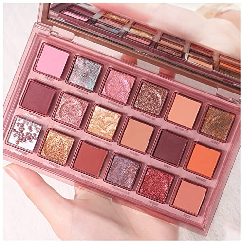 Palette de beauté 18 couleurs grenades grenades peinture à l'huile peinture à paupières tache à paupières SHIMMER oculaire ombre poudre mate fard à paupières palette cosmétique oeil maquillage Palette