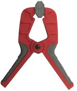 Morsetti a Molla per Fissaggio Rapido e Preciso, Morsetti per Falegnameria, Lavori in Legno, Bricolage e Fai da Te, Strumenti Multiuso per Uso Professionale e Domestico (Plastica Expert 1pz - 75mm)