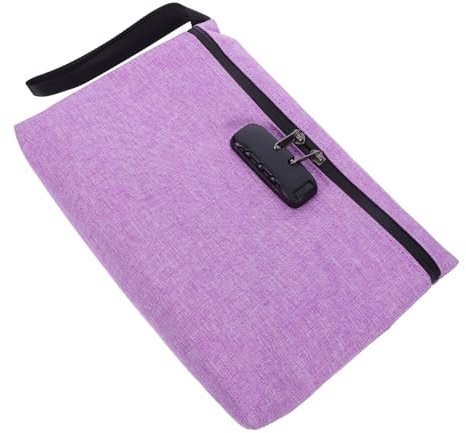 minkissy Kombinationsschloss Geldtasche Mit Reißverschluss wasserdichte Tragbare Geruchsdichte Aufbewahrungstasche Für Bargeld Dokumente Und Wertsachen Für Reisen Und Veranstaltungen