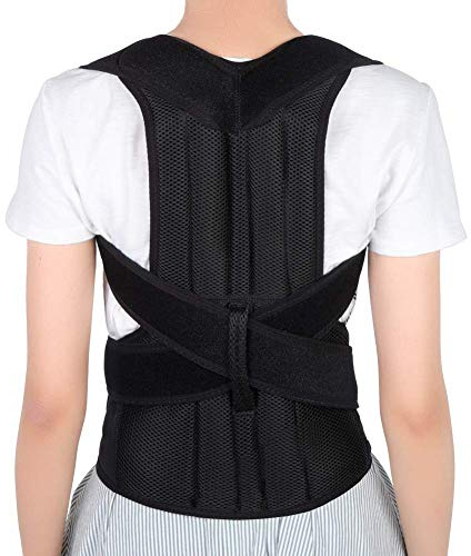COSHANO Corrector de Postura Ajustable Apoyo de Espalda, Enderezador de Espalda, Soporte dorsal, Cinturón Corrección de Postura para Hombres y Mujeres, Aliviar el dolor de Espalda y Hombros (Talla S)