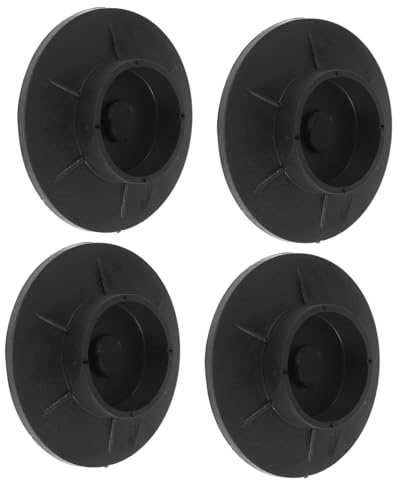 4pcs Washing Machine Anti Vibration Pads Universal Rubber Foot Mats | Black, Sturdy Wear-resistant Build, for Washer and Washing Machine Use, Home Use and Rvs