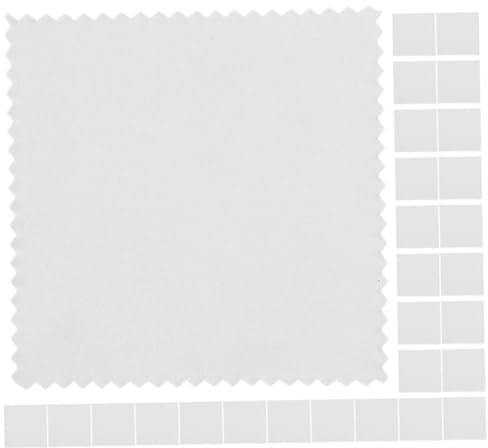 OSALADI 60pcs Jewelry Cleaning Cloths Grey Polishing Cloth for Jewelry Care and Easy to Maintain for Silverware Watches
