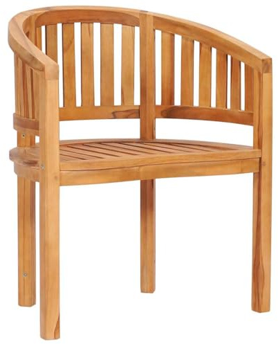 Homvdxl Einzelne Holzstühle für den Außenbereich, halbrunde Rückenlehne, 68 x 52 x 86 cm, Stühle für Terrasse, Hinterhof, Strand