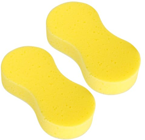 2 spugne universali, spugna per auto, lavaggio auto, 300 x 150 x 30 mm, spugna di lavaggio per auto, manutenzione auto, per la pulizia della cucina e lavaggio auto
