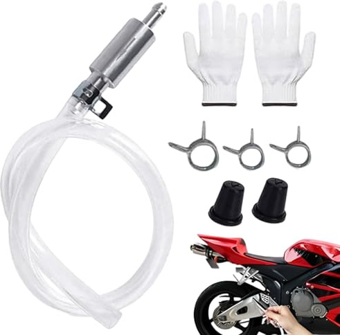 Entlüftungsset - Motorrad Bremsanlage Entlüftungswerkzeuge - Universelles Bremsflüssigkeits-Ablassset für Werkstatt, Motorrad, PKW & Transporter