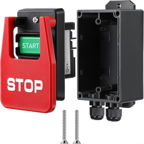 Interrupteur monophasé 230 V, interrupteur de sécurité, interrupteur de tension zéro, interrupteur de machine pour scies circulaires de table 120 V 2HP et machines de travail du bois