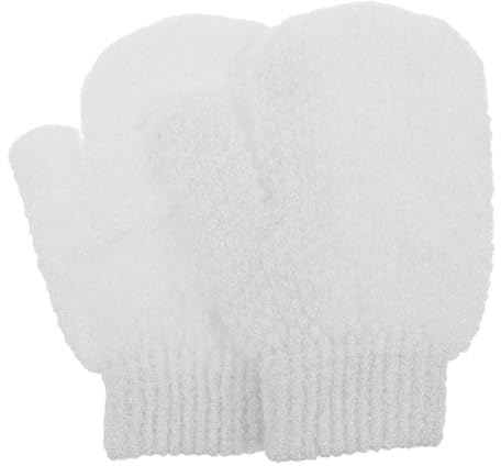 Hemobllo Guantes De Baño Exfoliantes De Esponja Vegetal Para Ducha Guante De Fregar El Cuerpo Para Exfoliar y Limpiar El Baño