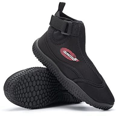 Osprey OSX Aqua Bottes en néoprène Enfant, noir Noir, Taille 3
