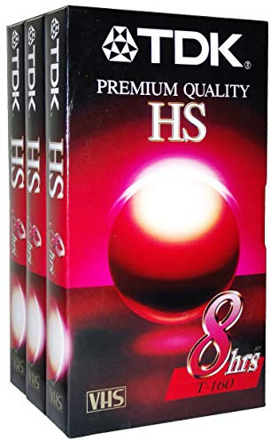 3 PK – TDK Premium Qualität HS 8 Stunde t-160 blanko VHS Kassetten