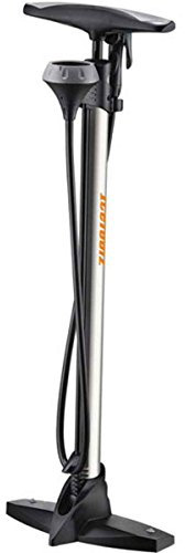 IceToolz Steel Floor Pump, Silber, M